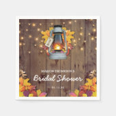 ストリングラ素朴イト紅葉ブライダルシャワー スタンダードカクテルナプキン (正面)