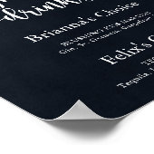 ストリングラ素朴イト署名ドリンクの署名 ポスター (角)