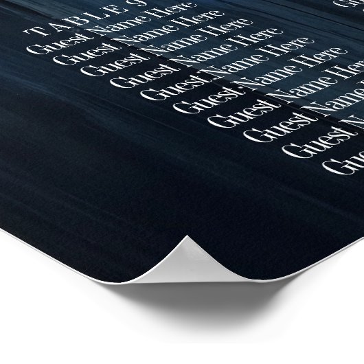 ストリングラ素朴イト12テーブル座席表ポスター ポスター (角)