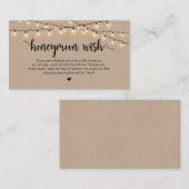 ストリングラ素朴イト、クラフト、ハネムーンウィッシュ エンクロージャーカード (正面/裏面)