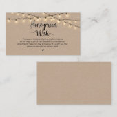 ストリングラ素朴イト、クラフト、ハネムーンウィッシュ エンクロージャーカード (正面/裏面)
