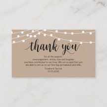 ストリングラ素朴イト、ブラック、結婚s Thank you