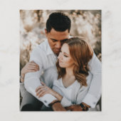 ストリングラ素朴イト&木製ウェディング日付を保存 (裏面)