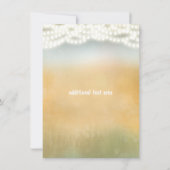 ストリングラ素朴イトPHOTOカードの日付を保存する 招待状 (裏面)