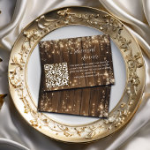 ストリングラ素朴イトQRコードリハーサルディナー エンクロージャーカード