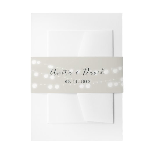 ストリングラ素朴イ結婚トのベリーバンド 招待状ベリーバンド (正面例)