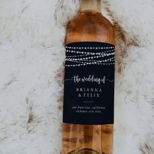 ストリングラ素朴イ結婚トのワインラベル ワインラベル