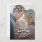 ストリングラ結婚イトのフォト招待状 招待状 (正面)