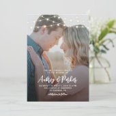 ストリングラ結婚イトのフォト招待状 招待状 (スタンド正面)