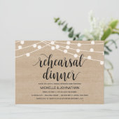 ストリングラ結婚イトのリハーサルディナー招待 招待状 (スタンド正面)