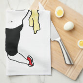 ストリング洗浄 キッチンタオル (四つ折り)