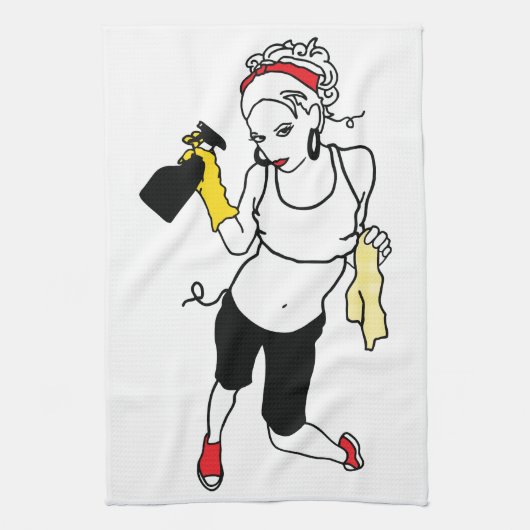 ストリング洗浄 キッチンタオル (縦)