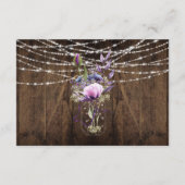 ストリング素朴ライトメイソンジャーバイオレットエンクロージャ エンクロージャーカード (裏面)