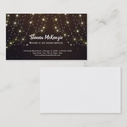 ストリンモダングライト 名刺 (正面/裏面)