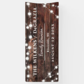 ストリンモダング素朴ライツウッドファミリ懇親会 横断幕 (縦)