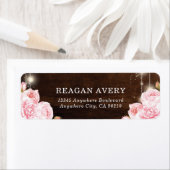 ストリン素朴グライトバラ結婚の ラベル (インサイチュ)