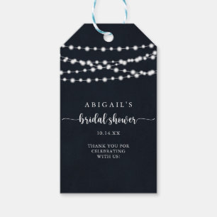 ストリン素朴グライトブライダルシャワー ギフトタグ