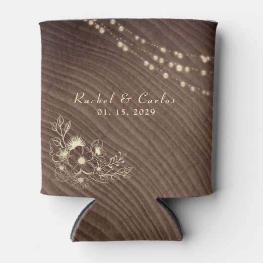 ストリン素朴グライト結婚のクーラーボックス 缶クーラー (正面)