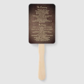 ストリン素朴グライト結婚のファンプログラム ハンドファン (裏面)