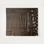 ストリン素朴グライト結婚の背景 タペストリー (正面(横))