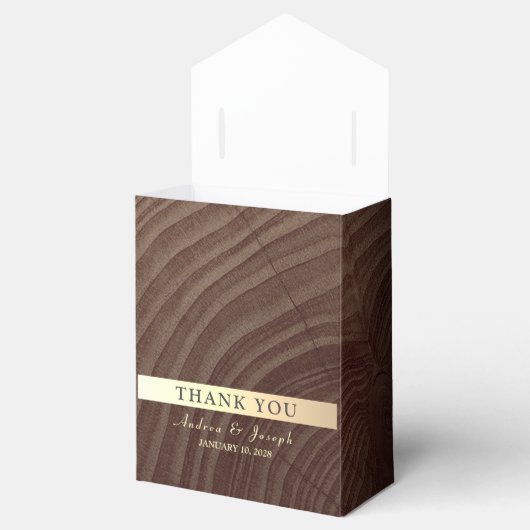 ストリン素朴グライト結婚式の引き出物ボックス フェイバーボックス (オープン)