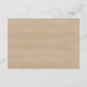 ストリン素朴グラ結婚イトのサンキューカードデザイン エンクロージャーカード (裏面)