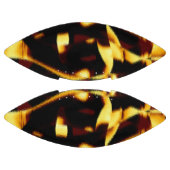 ストリークが燃えた黄色い見た目はテリーまたは欠陥のあるスプレー アメリカンフットボール (パネル)