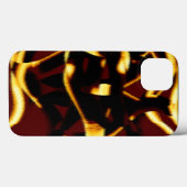 ストリークが燃えた黄色い見た目はテリーまたは欠陥のあるスプレー Case-Mate iPhoneケース (裏面 (横))
