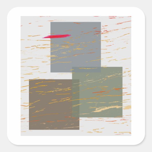 ストリークの正方形 スクエアシール (正面)