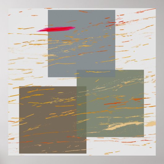 ストリークの正方形 ポスター (正面)