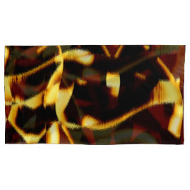 ストリークの燃えた黄色はビロードまたは傷ついたスプレーに見える 枕カバー