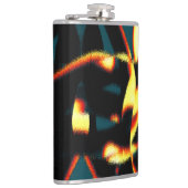 ストリーク燃えた黄色の赤い外観テリー、欠陥スプレー フラスク (右)