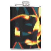 ストリーク燃えた黄色の赤い外観テリー、欠陥スプレー フラスク (正面)