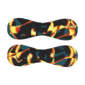 ストリーク燃えた黄色の赤い外観テリー、欠陥スプレー 野球ボール (パネル)