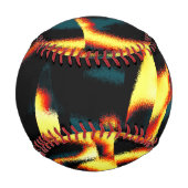 ストリーク燃えた黄色の赤い外観テリー、欠陥スプレー 野球ボール (正面)