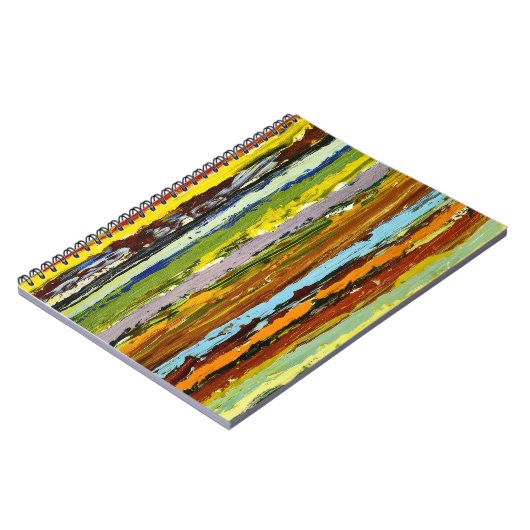 ストリーク絵を描抽象芸術 ノートブック (左側)