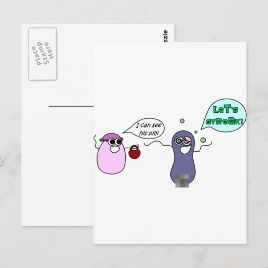 ストリーク ポストカード (正面/裏面)