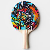 ストリータート·カオス·グラフカラフルィティ 卓球ラケット (裏面)