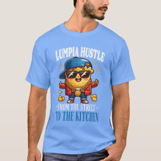ストリートからキッチンへ Lumpia Hustle ビンテージ Tシャツ