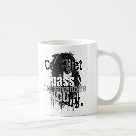 ストリートアートの冒険にぴったりなグラフィティマグ コーヒーマグカップ (右)