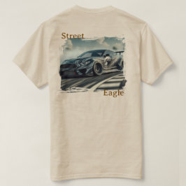 ストリートイーグルドリフトカーグラフィック Tシャツ