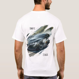 ストリートイーグルドリフトカーユニバーサルレーシンググラフィックTシャツ Tシャツ