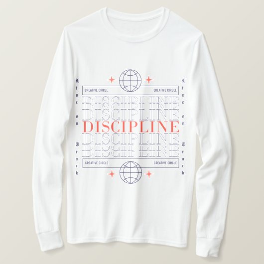 ストリートウェアの規律 Tシャツ (デザイン正面)