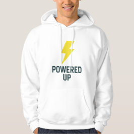 ストリートウェアパーカー - エネルギー満タン POWERED UP パーカ