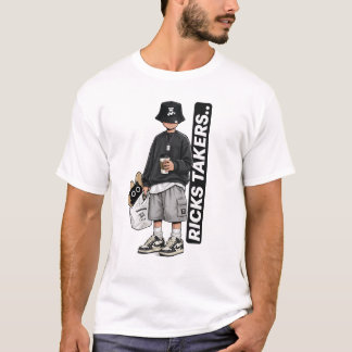 ストリートウェアボーイグラフィックTシャツ | アーバンエステティックO Tシャツ