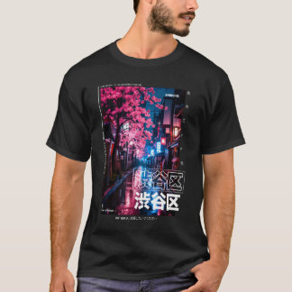 ストリートウェア日本のレトロエステティック渋谷東京 Tシャツ