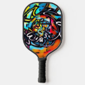 ストリートカオスグラフィティカラフルー ピックルボールラケット (裏面)