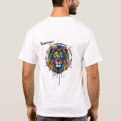 ストリートキングライオンティー** Tシャツ (裏面)