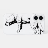 ストリートスカウト、静かな心 iPhone 16ケース (裏面横)