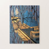 ストリートスケープ・モントリオール。 ジグソーパズル (縦)